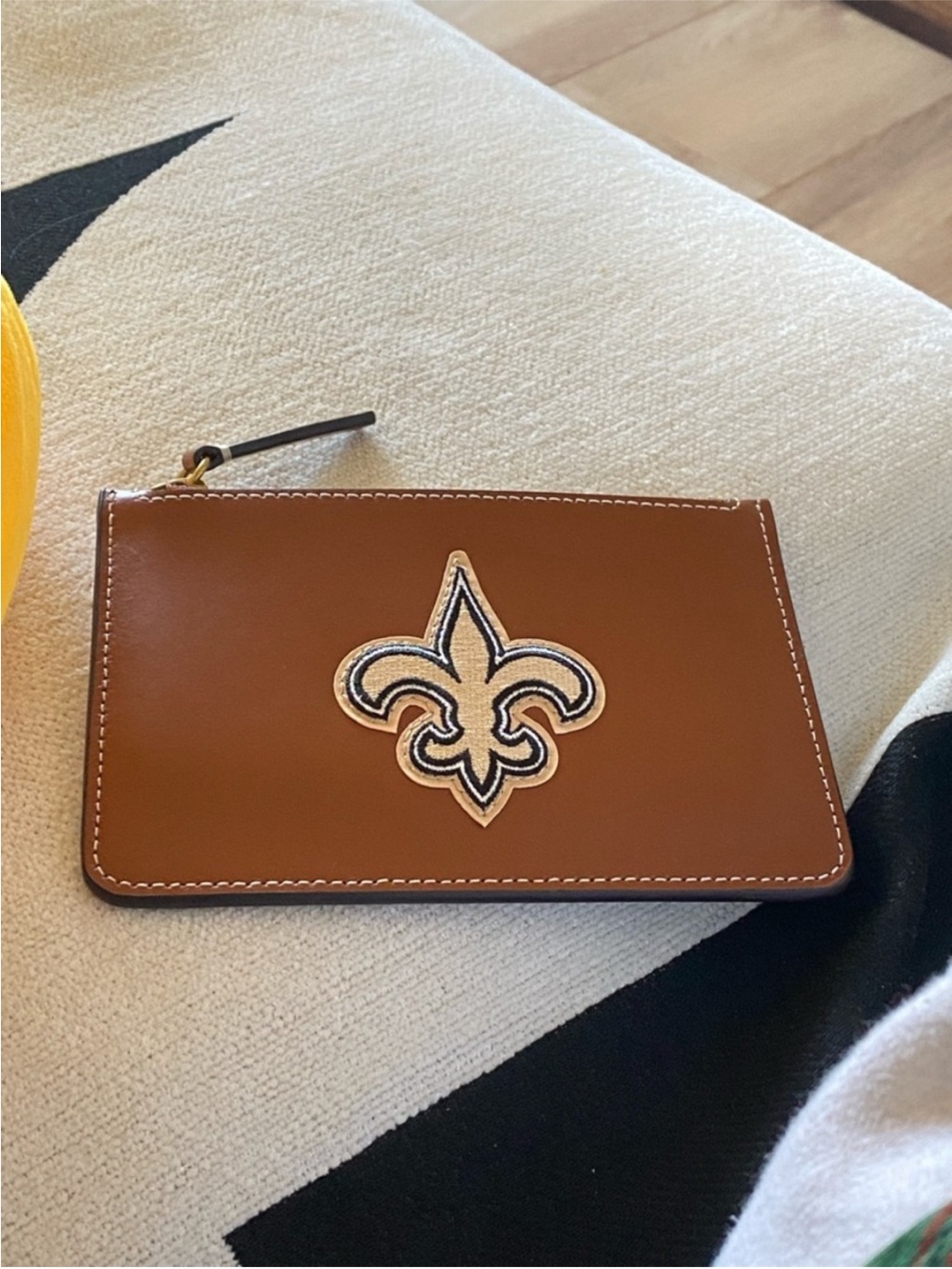 ⚜️ STAUD New Orleans Saints coin purse wallet NWOT
